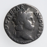 Nero, Silver Denarius, Rome, Jupiter Seated, AD 66-67, Obverse