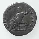 Nero, Silver Denarius, Rome, Jupiter Seated, AD 66-67, Reverse
