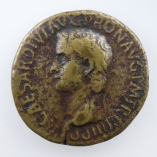 Caligula, Copper Sestertius, Rome, AD 37-38, Obverse RARE