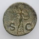 Claudius, Bronze As, Rome, Minerva, AD 41-50, Reverse