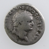 Titus, Silver Denarius, Rome, Radiate Male, AD 79, Obverse