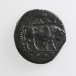 Sicily, Gela, AE Triantes, River God and Bull, 420-405BC, Reverse