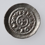 Milan, Italy, Henry III-V, BI Denaro Scodellato, AD 1039-1125, Reverse