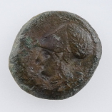 Syracuse, Sicily, AE 20 Litra, Struck Under Dionysios, Athena/Hippocamp, 405-367BC, Obverse